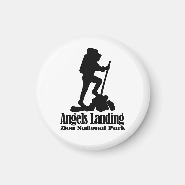 Änglar Landning - Zion nationalpark Magnet (Framsidan)