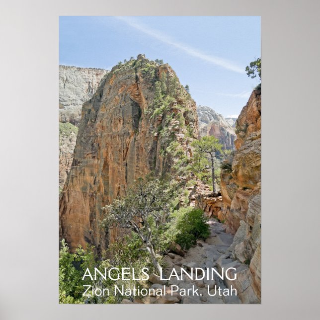 Änglar Landning, Zion NP Poster (Framsidan)