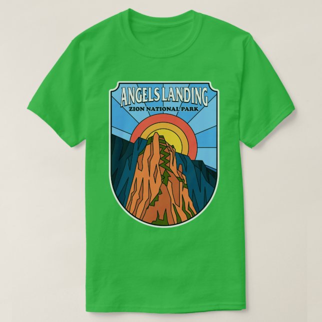 Änglar Langing Zion nationalpark T Shirt (Design framsida)