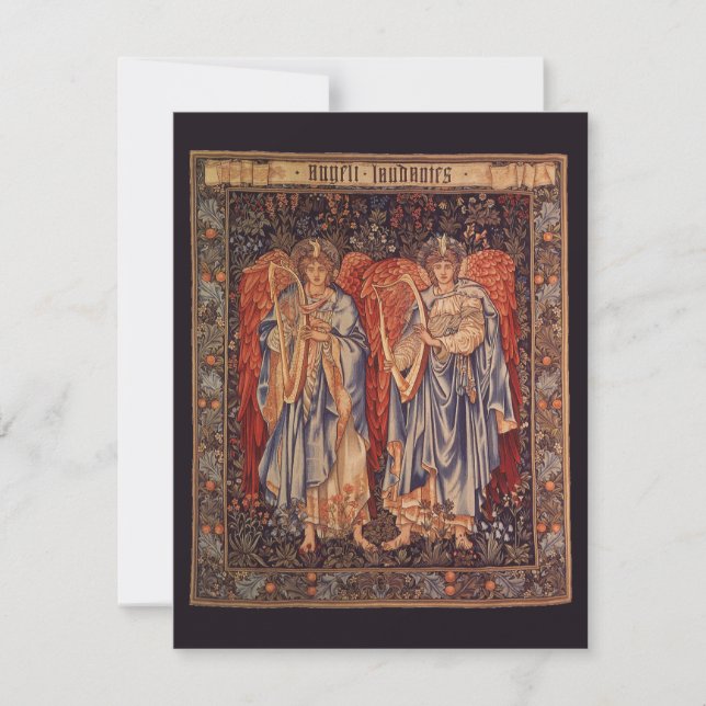 Änglar Laudantes (Lovprisande Änglar) av Burne Jon (Framsida)