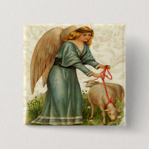Änglar Little Lamb Button Knapp