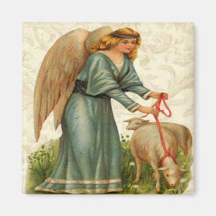 Änglar Little Lamb Magnet