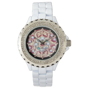 ÄNGLAR MED ANTIKA JUVLAR, GEMSTONES, PÄRLOR ARMBANDSUR