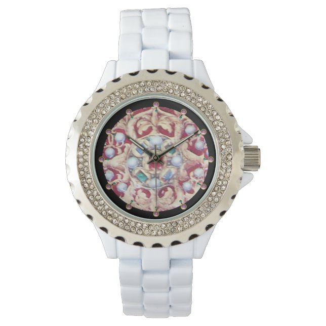 ÄNGLAR MED ANTIKA JUVLAR, GEMSTONES, PÄRLOR ARMBANDSUR (Framsida)