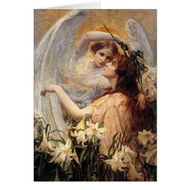 Änglar-meddelandet Hälsningskort (Framsidan)