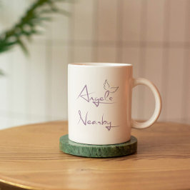 Änglar Nära Andlig Motiverande Present Kaffe Mugg