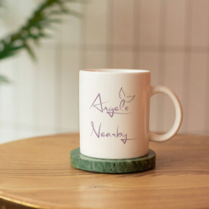 Änglar Nära Andlig Motiverande Present Kaffe Mugg