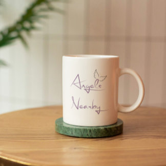 Änglar Nära Andlig Motiverande Present Kaffe Mugg
