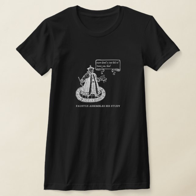 Änglar och Allen Nycklar (mörk) T Shirt (Laydown)