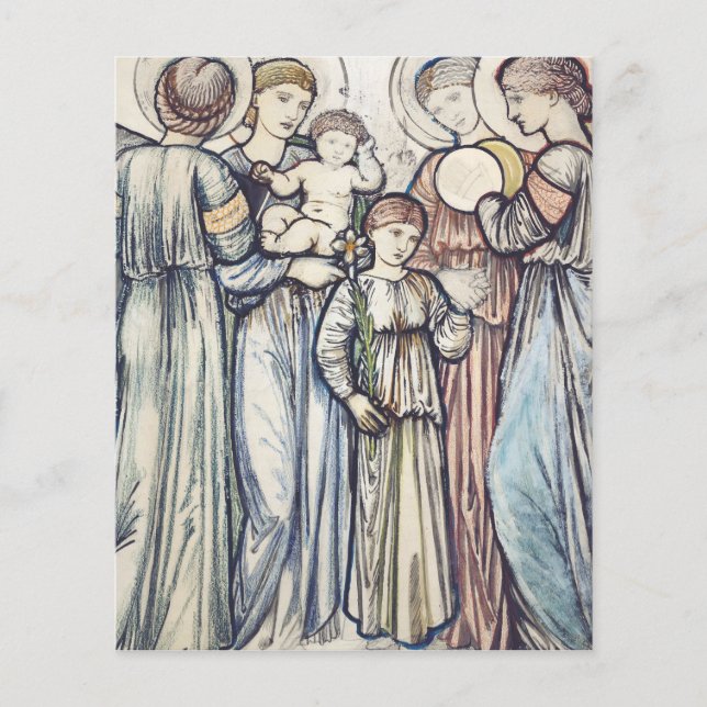 Änglar och barn av Sir Edward Burne-Jones (Framsida)