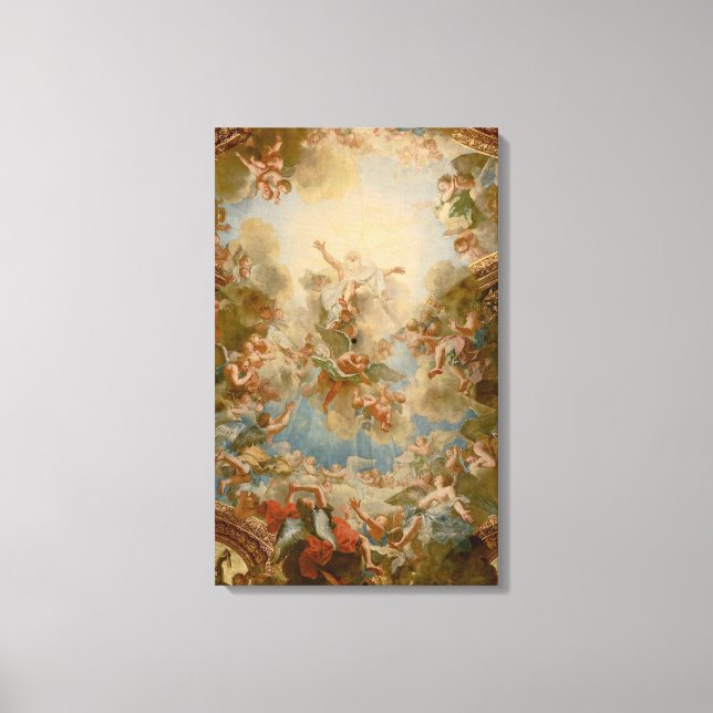 Änglar och Cherubs Versailles Canvastryck (Framsida)