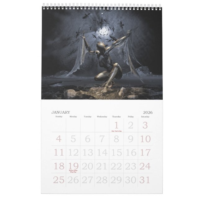 "Änglar- och demon" väggkalender 2013 Kalender (Jan 2026)