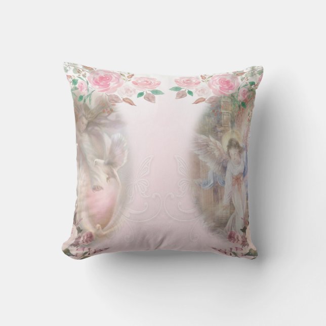 Änglar och Rosor och Rosa Kudde (Framsida)