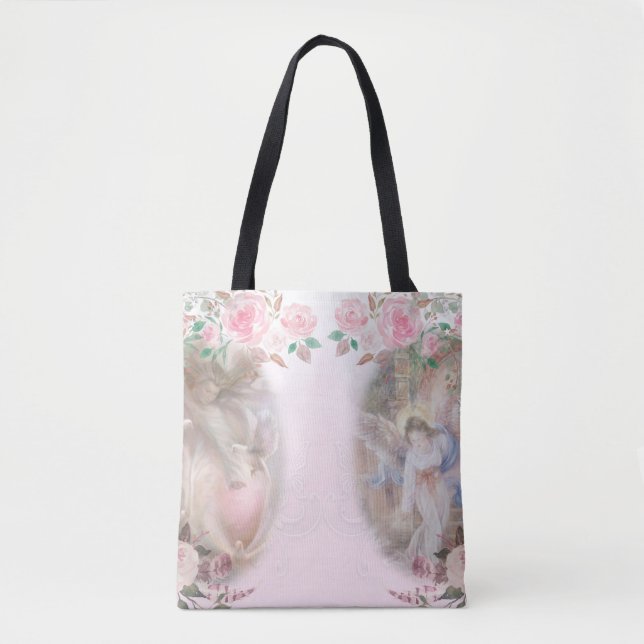 Änglar och Rosor och Rosa Tygkasse (Framsida)
