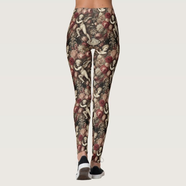 Änglar of Discord - Gothic Victorian Leggings (Baksida)
