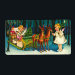 Änglar på vägen fraktsedel<br><div class="desc">Dekorera spelar ingen roll du tycker om med charmerande tyska vintage-klistermärken för Christmastime.</div>