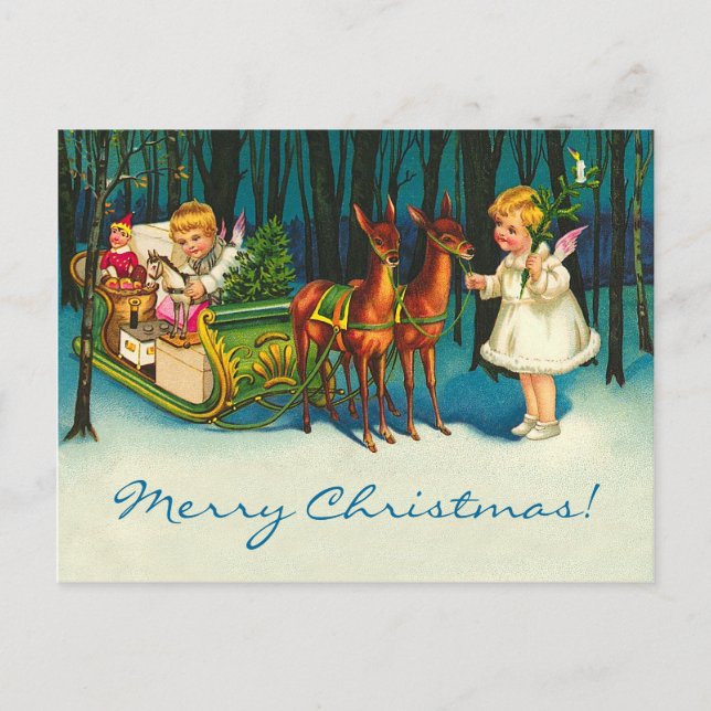 Änglar på vägen helg vykort (Framsida)