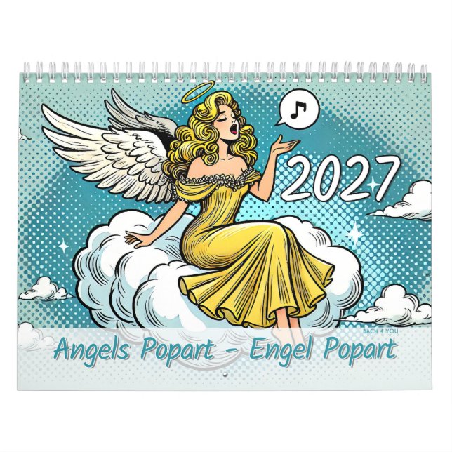 Änglar Popart – Engel Popart 2027 Kalender (Omslag)