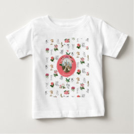 Änglar Rosa Blommig Svamp Änglar Slott Monogram T Shirt