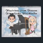 Änglar Skapar Music - Musiker från himlen Kalender<br><div class="desc">Den här musikkalendern med titeln Musikers från himlen är lika charmerande kalender och har söt änglar i en underbar tecknad stil, deras stora ögon-fullt av som de spelar himmelsk musik. Varje månad visas en ny illustration fylld med glädje och inspiration, och den här kalendern skapar en perfekt som är en...</div>