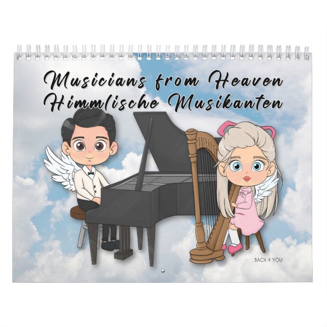 Änglar Skapar Music - Musiker från himlen Kalender (Omslag)