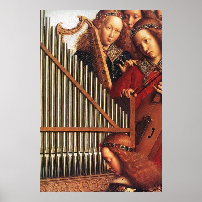 ÄNGLAR SPELAR MUSIK, detalj Poster (Framsidan)