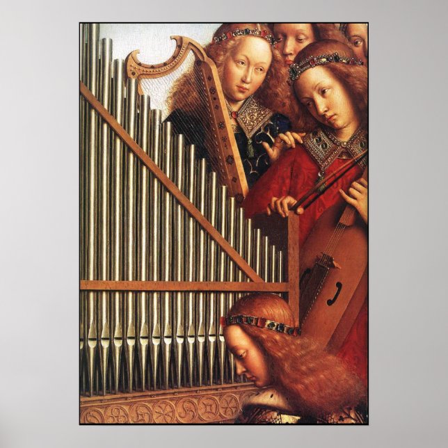 ÄNGLAR SPELAR MUSIK ,detaljer Poster (Framsidan)