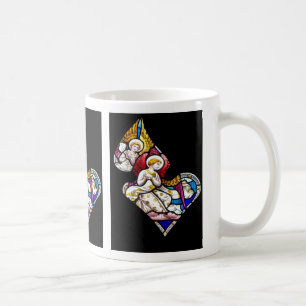 ÄNGLAR STAINED GLASS WINDOW KAFFEMUGG