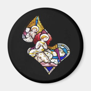 ÄNGLAR STAINED GLASS WINDOW MAGNET