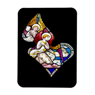 ÄNGLAR STAINED GLASS WINDOW MAGNET