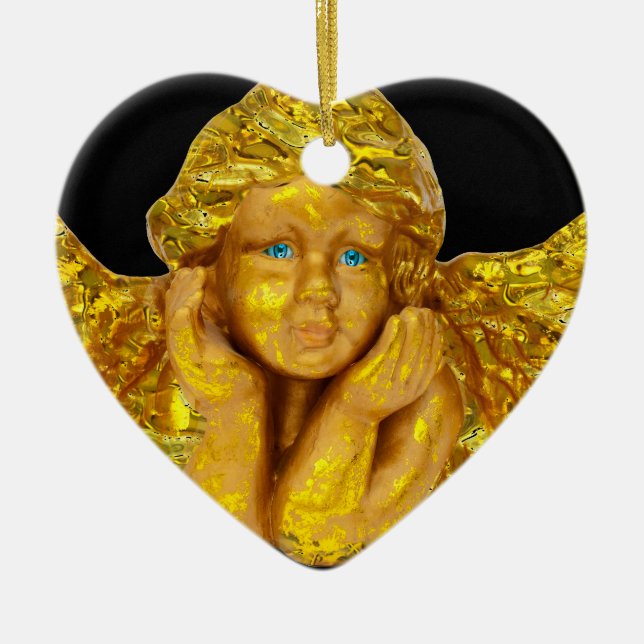 Änglar till jul julgransprydnad keramik (Framsidan)