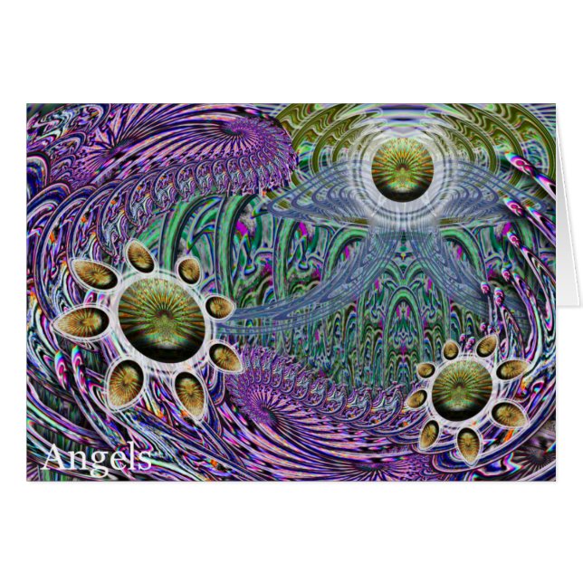 Änglar: Tre vid kort åtta (Framsidan Horizontal)