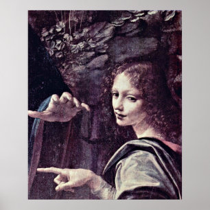 Änglar Uriel" vid Leonardo di ser Piero Da Vinci Poster