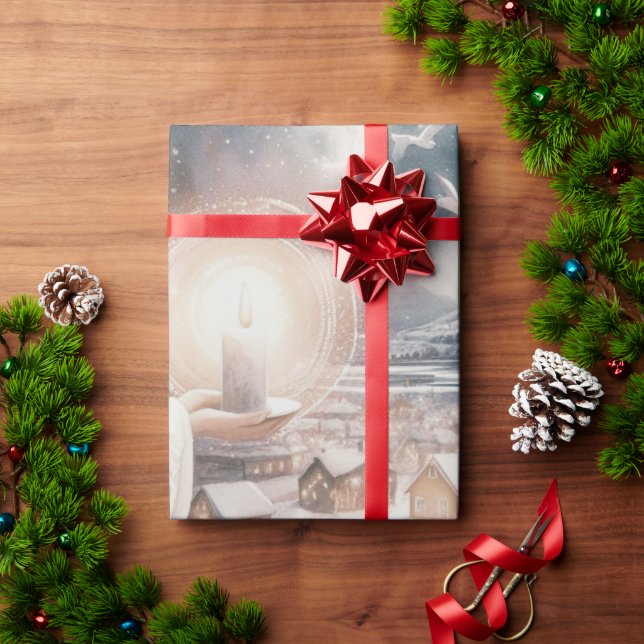 Änglar vakta över dig presentpapper (Julgåva)