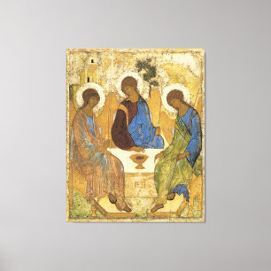 Änglar vid Mamre Trinity Canvastryck