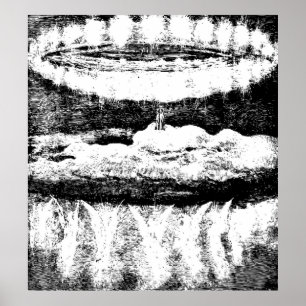 ÄnglarDantes Gustave Dore för paradis illustrati Poster