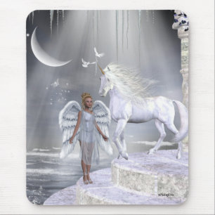 ÄnglarFae Unicorns Mousepad Musmatta
