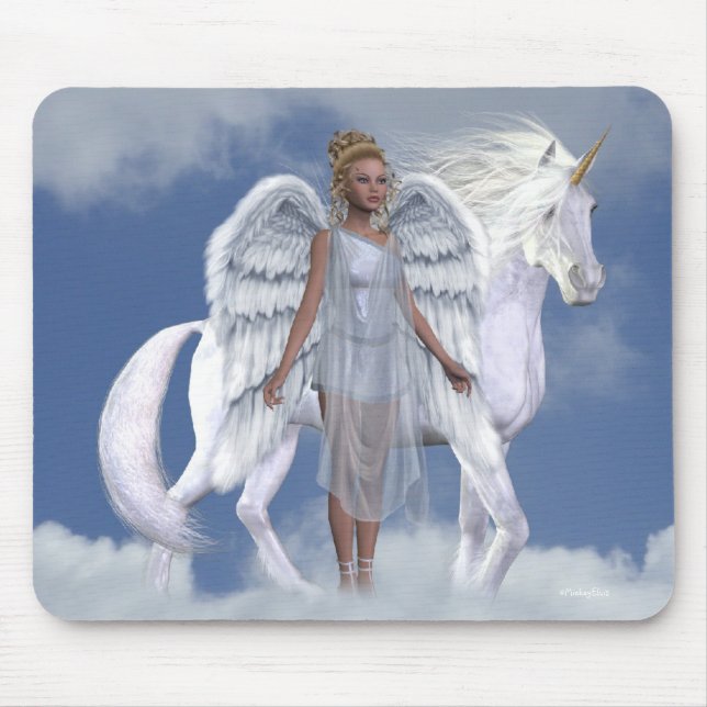 ÄnglarFae Unicorns Mousepad Musmatta (Framsidan)