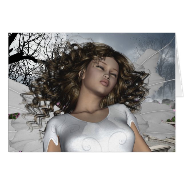 Änglarfekort Hälsningskort (Framsidan Horizontal)