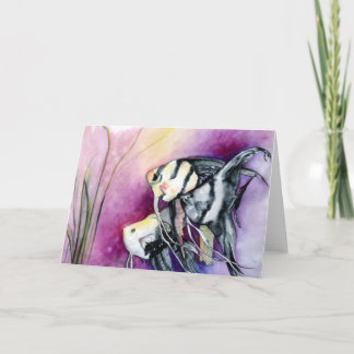 Änglarhälsningkort Kort