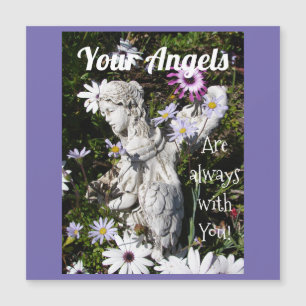 Änglarna är alltid med dig Blommigt Angel