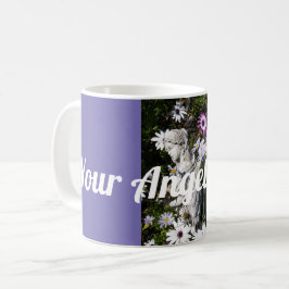 Änglarna är alltid med dig Blommigt Angel Kaffemugg