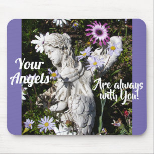 Änglarna är alltid med dig Blommigt Angel Musmatta