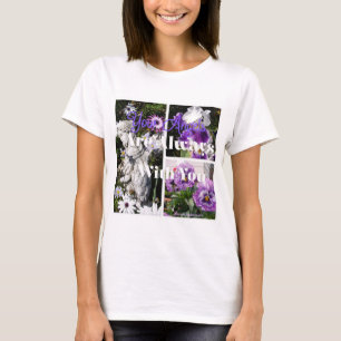 Änglarna är alltid med dig Lila T Shirt