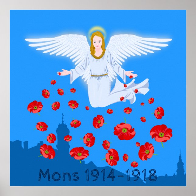 Änglarna vid Mons – minneshögtid FWI Poster (Framsidan)
