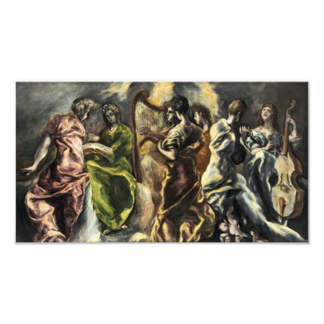 Änglarnas konsert | El Greco | Fototryck (Framsidan)