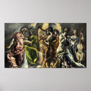 Änglarnas konsert El Greco Poster