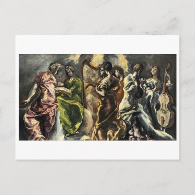 Änglarnas konsert | El Greco | Vykort (Framsida)