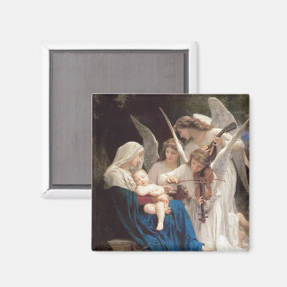 Änglarnas sång (1881) av Bouguereau Magnet