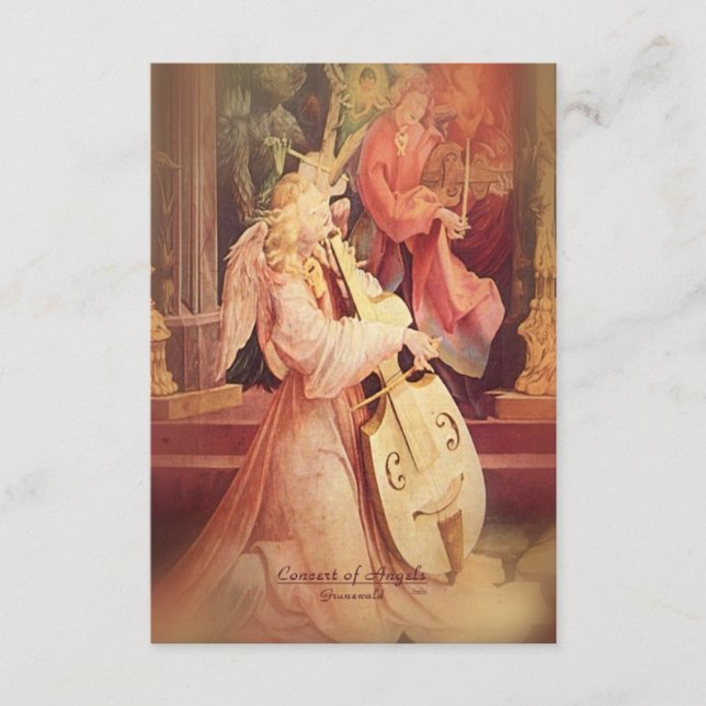 Änglars konsert med Skrift Tilläggskort (Framsida)